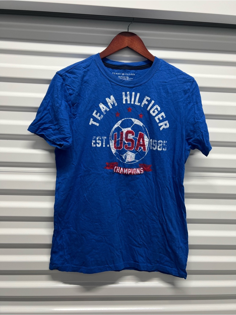 Tommy Hilfiger Team Hilfiger USA Champions T-Shirt Graphic T-Shirt Blue XL